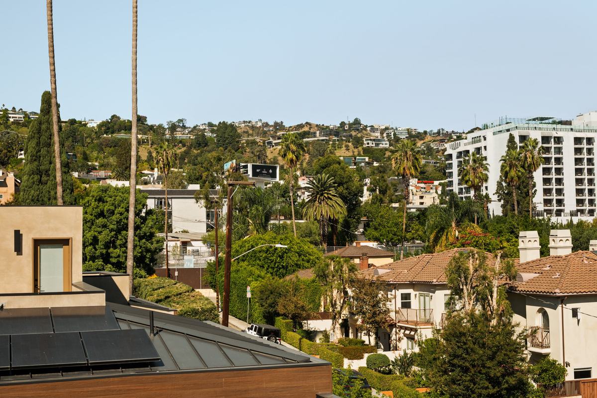 917 Hilldale Avenue, West Hollywood, CA 90069: View from the roof deck